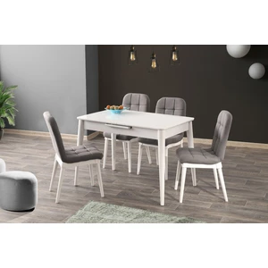 Erezoğulları Mobilya Açılır Mdf Mutfak Masa Sandalye Takımı 70X110CM
