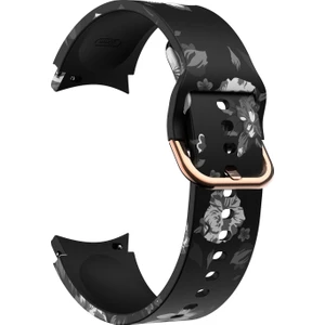 Samsung Galaxy Watch4 Için / Watch4 Klasik Silikon Kayışı (Yurt Dışından)