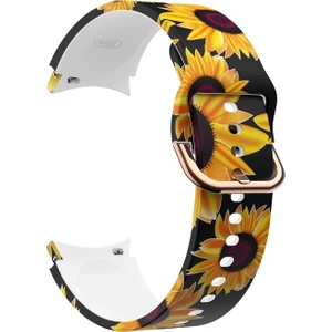Samsung Galaxy Watch4 Için / Watch4 Klasik Silikon Kayışı (Yurt Dışından)