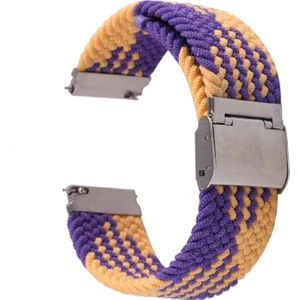 Galaxy Watch 4 20MM Için Naylon Örgülü Metal Toka Kayışı (Yurt Dışından)