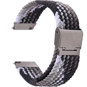 Galaxy Watch 4 20MM Için Naylon Örgülü Metal Toka Kayışı (Yurt Dışından)