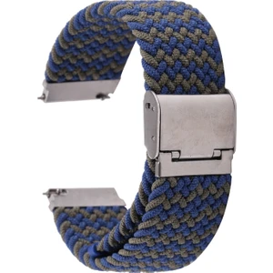 Galaxy Watch 4 20MM Için Naylon Örgülü Metal Toka Kayışı (Yurt Dışından)