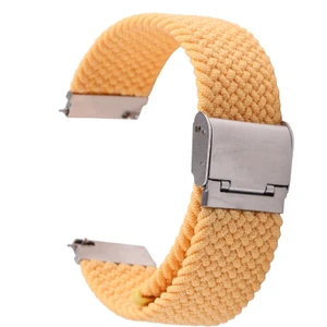Galaxy Watch 4 20MM Için Naylon Örgülü Metal Toka Kayışı (Yurt Dışından)