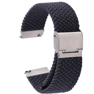 Galaxy Watch 4 20MM Için Naylon Örgülü Metal Toka Kayışı (Yurt Dışından)