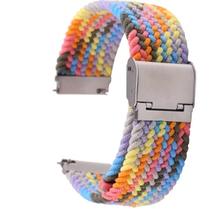 Galaxy Watch 4 20MM Için Naylon Örgülü Metal Toka Kayışı (Yurt Dışından)