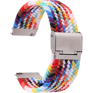 Galaxy Watch 4 20MM Için Naylon Örgülü Metal Toka Kayışı (Yurt Dışından)