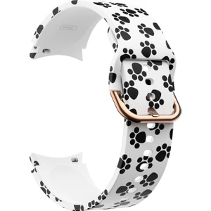 Samsung Galaxy Watch4 Için / Watch4 Klasik Silikon Kayışı (Yurt Dışından)