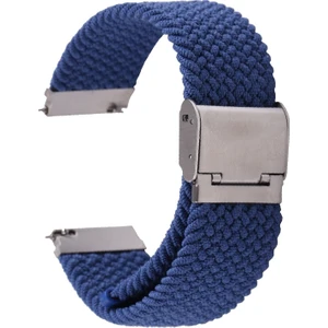 Galaxy Watch 4 20MM Için Naylon Örgülü Metal Toka Kayışı (Yurt Dışından)