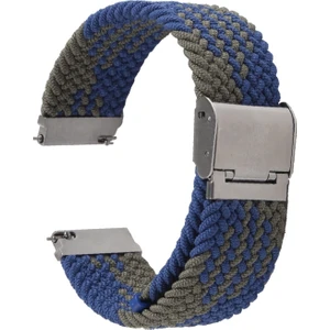 Galaxy Watch 4 20MM Için Naylon Örgülü Metal Toka Kayışı (Yurt Dışından)