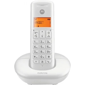 E201 Handsfree Dect Telsiz Telefon Beyaz