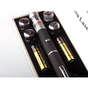 Yeşil Lazer Pointer 50 Mw 15 Km Etkili (5 Başlıklı)-