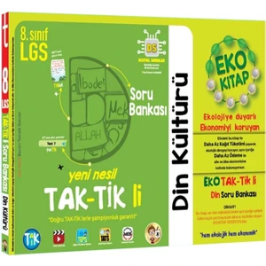 Tonguç Akademi 8. Sınıf EKO Taktikli Din Kültürü ve Ahlak Bilgisi Soru Bankası