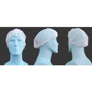 Tek Kullanımlık Akordeon Bone. 52CMX46CM  Beyaz Renk - Büyük Boy- 500 Adet