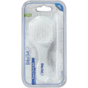 Fırça ve Tarak Seti Beyaz