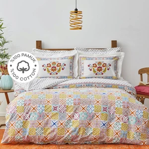 Karaca Home Lumina Sarı %100 Pamuk Çift Kişilik Nevresim Takımı