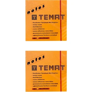 Yapışkanlı Kağıt Postit Fosforlu Turuncu 75 x 75 mm 2'li