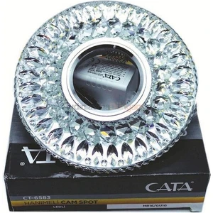 Kristal Cam Spot LED Çerçeveli Hanımeli CT-6583