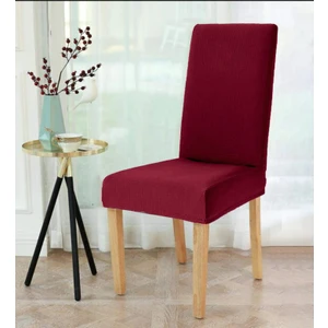 Elgeyar  likrali Sandalye Örtüsü, Sandalye Kılıfı, Lastikli ,standart (1 Paket 6 Adet)
