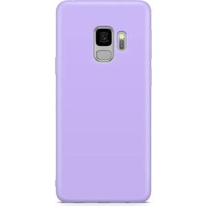 Samsung Galaxy S9 Lila Silikon Rubber Kılıf Arka Kapak