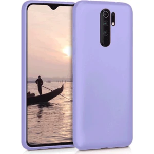 Xiaomi Redmi 9 Lila Silikon Rubber Kılıf Arka Kapak