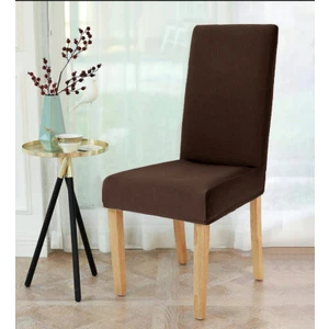 Elgeyar  likrali Sandalye Örtüsü, Sandalye Kılıfı, Lastikli ,standart (1 Paket 6 Adet)