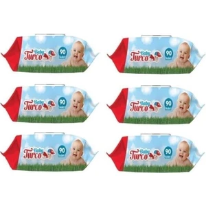 Baby Turco Islak Havlu Mendil 90'lı x  6