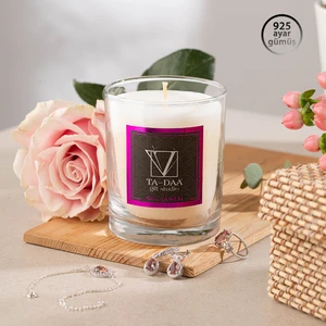 Ta-Daa Gift Studio Sürpriz Takılı Kokulu Mum - Gül Tanesi