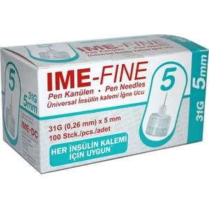 Ime-Fıne Insülin Kalemi Iğne Ucu 5mm