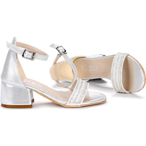 Kiko Kids Kiko 761 Vakko Günlük Kız Çocuk 3 cm Topuk Sandalet Ayakkabı