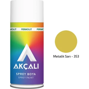 Metalik Sarı Renk Sprey Boya 400 ml