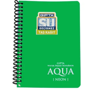 Taş Kağıt Defter (Su Geçirmeyen Defter) Yeşil