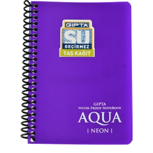 Taş Kağıt Defter (Su Geçirmeyen Defter) Mor