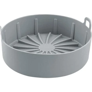 Yui / Xiaomi / Philips / Kumtel Uyumlu Air Fryer için Silikon Kap M - Gri (Yurt Dışından)