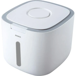 5 kg Silindir Gıda Depolama Kutusu - Gri (Yurt Dışından)