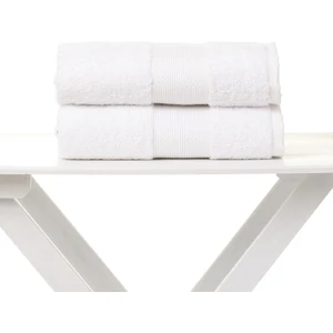 Beyaz 70X150 2'li Set Banyo Havlusu