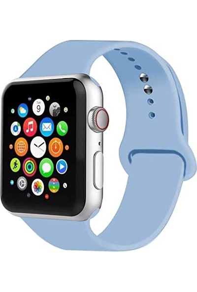WATCH Apple Watch 2 3 4 5 6 Se 38MM 40MM Uyumlu Kordon Kayış Bileklik Klasik Kaliteli Spor Silikon