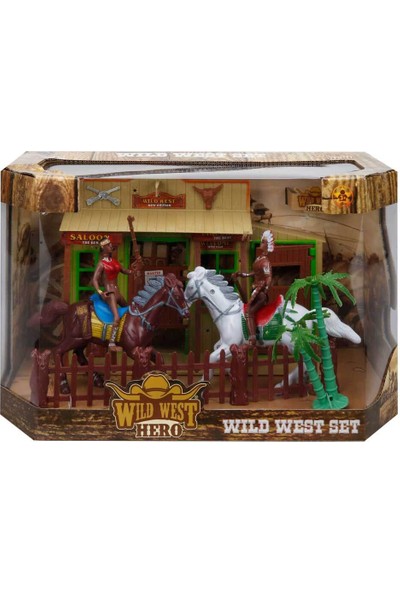 Wild West Hero Kovboy Set - 2 Atlı Figürler