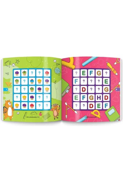 Yükselen Zeka Yayınevi 5-8 Yaş Stickerli Sudoku Seti