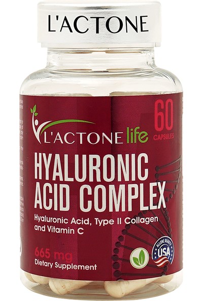 Lactone Life Hyaluronic Asid Complex 60 Capsules