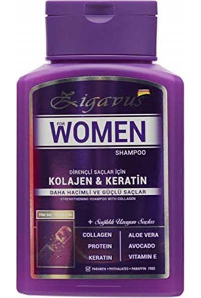 Zigavus Women Kolajen Keratin Şampuan (3 x 300 ml)Şampuan