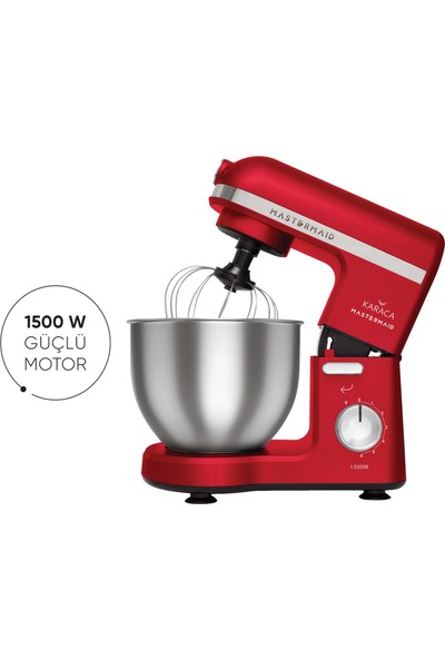 Karaca Mastermaid Chef Stand Mikser Imperial Red 1500W 5 Lt