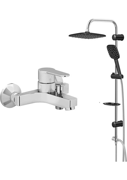 Artema Win S Banyo Batarya,Valtemo Siyah Tepe Duş Takımı VS-5240