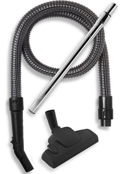 Philips Fc 9531 Powerpro Active Uyumlu Çelik Telli Hortum Seti ( Alttan Tekerli Emici Başlıklı )