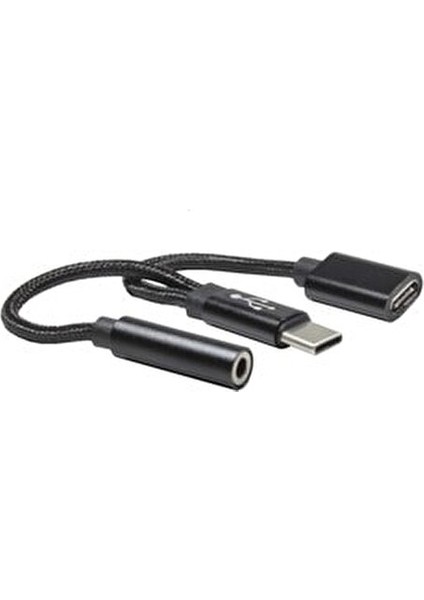 Type-C To Type-C + Aux Ses Dağıtıcı CL44
