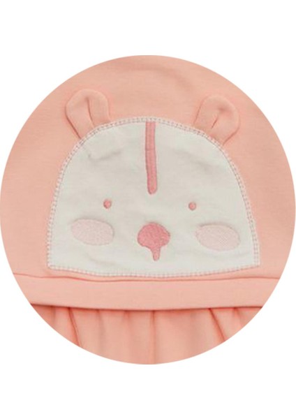 Kız Bebek Tavşan Kabartmalı Pembe Elbise AC22373 fiyatları
