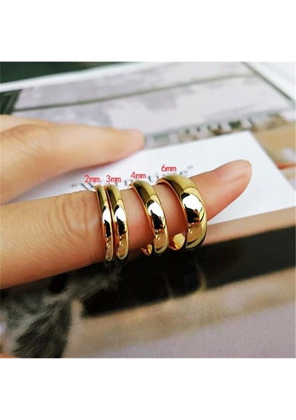 3mm Rose Düz Bombe Klasik Alyans modelleri