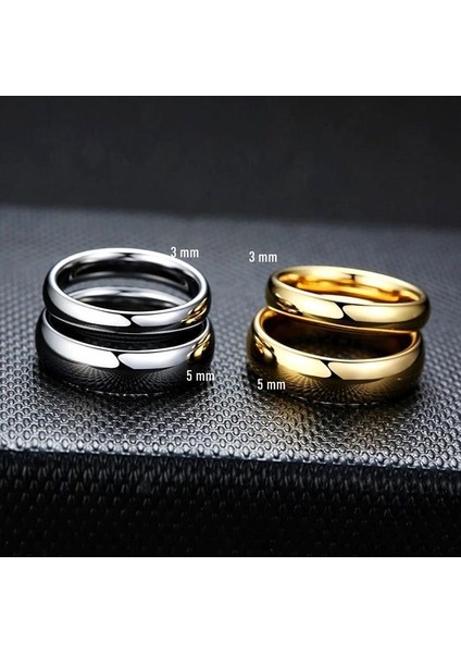 3mm Rose Düz Bombe Klasik Alyans fırsatları