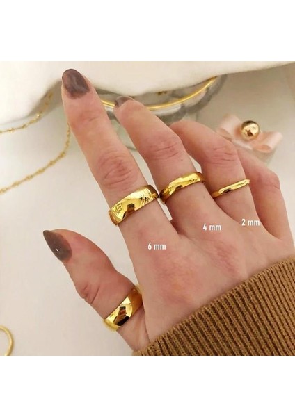 3mm Rose Düz Bombe Klasik Alyans indirimleri