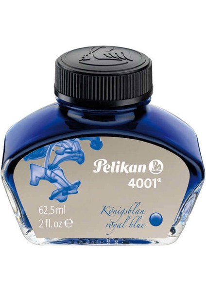 4001 Şişe Mürekkep 62.5ml Mavi