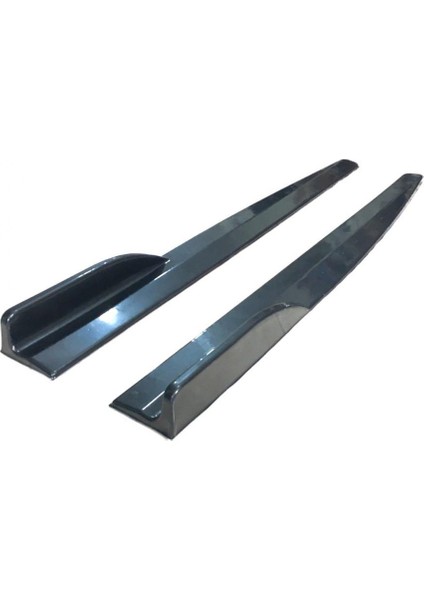 Mercedes C Serisi W204 2006-2014 Kulaklı Yan Marşpiyel Altı Lip Kısa 86 cm Piona Black